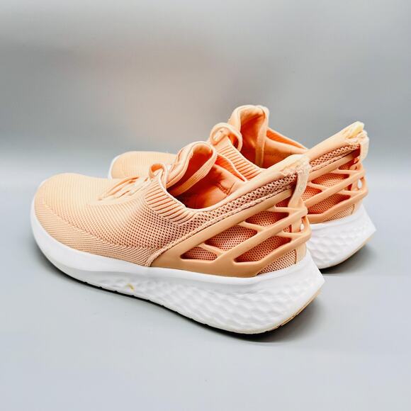 Kizik Shoes Women 10 Peach Athens Hands Free Slip On Sneaker Rabbit Foam Comfort - Picture 6 of 12